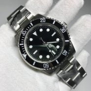 خرید ساعت مچی مردانه از علی اکسپرس AAA watch Men luxury automatic mechanical no date Watches Black sub-mariner AAA U1 factory