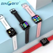 خرید ساعت هوشمند BingoFit Smart Watch Female Sport Fitness Tracker Heart Rate Monitor Smart Watch Android Blood Pressure Measurement Full 1.5inch
