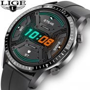 خرید ساعت هوشمند از علی اکسپرس LIGE 2020 New Smart Watch Men Full Touch Screen Sport Fitness Watch IP68 Waterproof Bluetooth For Android ios smartwatch Men box