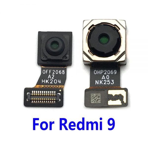 لنز گوشی شیائومی New Front Main Back Rear Camera Flex Cable Module Ribbon For Xiaomi Redmi 8 8A 9A Note 9 Pro Replacement Parts
