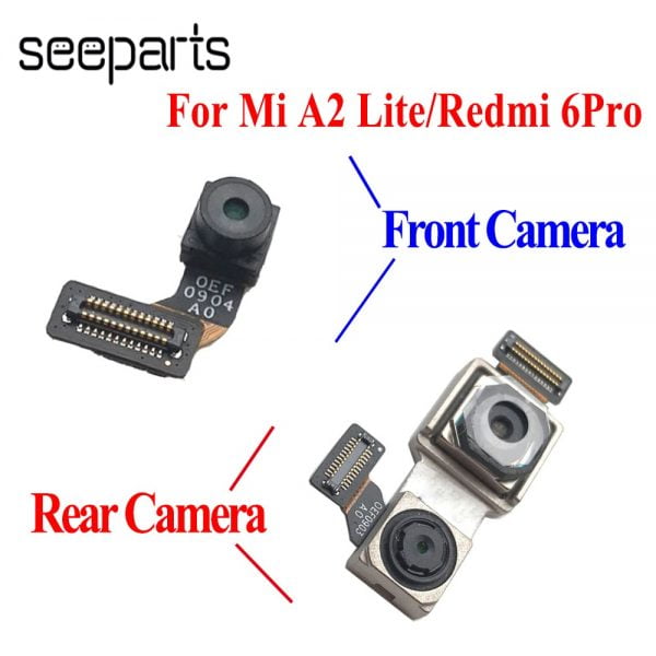 خرید لنز گوشی شیائومی Original For Xiaomi Redmi 6 Pro Front Camera Flex Cable Redmi 6 Pro Rear Camera Replacement For Xiaomi Mi A2 Lite Back Camera