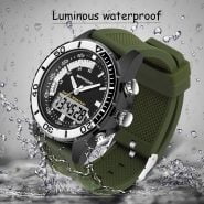 خرید ساعت مچی مردانه از علی اکسپرس SANDA Watch Business Men Watches Waterproof MultiFunction Sport Watch Electronic wrist watch Casual Luminous LED Digital Watch