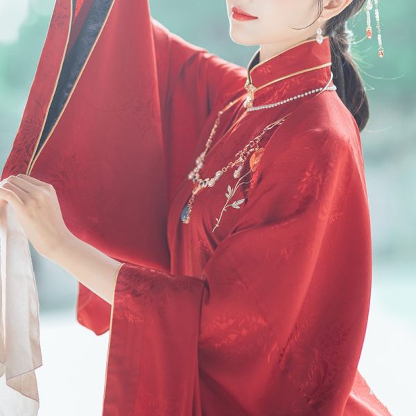 خرید لباس سنتی چینی از علی اکسپرس Hanfu Women Embroidery Festival Outfit Classical Dance Costume Oriental Rave