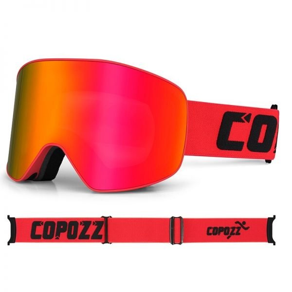 خرید عینک اسکی از علی اکسپرس Professional Ski Glasses Men Women Anti-fog Cylindrical Snow Skiing