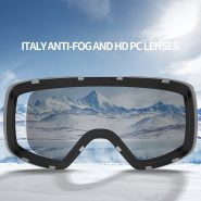 خرید عینک اسکی از علی اکسپرس Professional Ski Glasses Men Women Anti-fog Cylindrical Snow Skiing