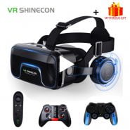 خرید عینک واقعیت مجازی از علی اکسپرس VR Shinecon 10.0 Casque Helmet 3D Glasses Virtual Reality Headset For Smartphone Smart Phone Goggles Video Game Viar Binoculars