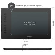 خرید تبلت گرافیکی از علی اکسپرس XP-Pen Deco 01 V2 10” Drawing Tablet Graphics Digital Tablet Tilt Android Windows MAC 8 Shortcut Keys (8192 Levels Pressure)