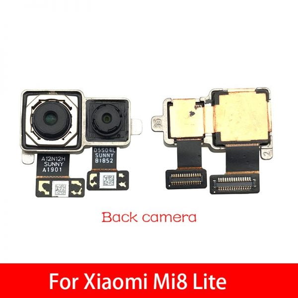 خرید دوربین گوشی شیائومی می 8 لایت Back Rear Camera Module Flex Cable Front Facing Camera For Xiaomi Mi 8 Mi8 Lite