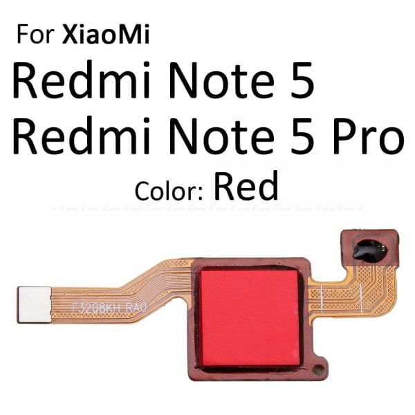 خرید سنسور فینگر پرینت شیائومی Touch ID Fingerprint Sensor Scanner Flex Cable For Xiaomi Redmi Note 5 Note 4X