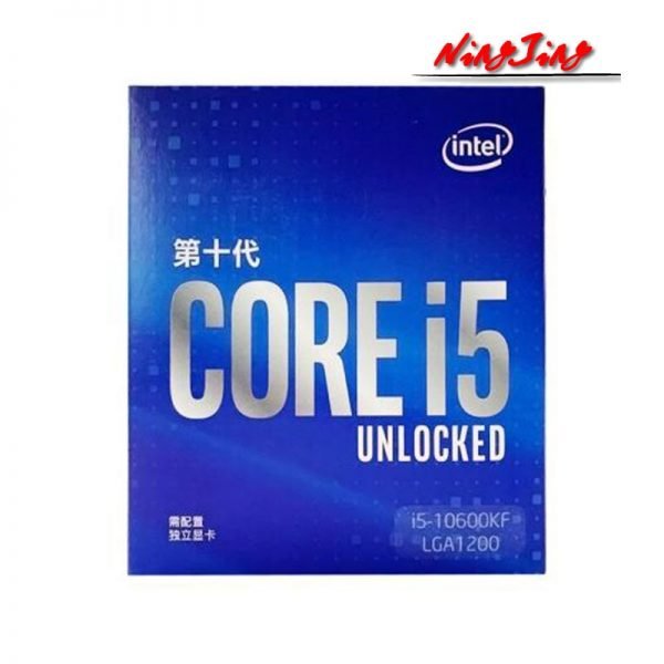 خرید سی پی یو از علی اکسپرس Intel Core i5-10600KF I5 10600KF 4.1 GHz Six-Core Twelve-Thread CPU Processor 65W 12M LGA 1200 Sealed new but without the cooler