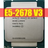 خرید سی پی یو از علی اکسپرس Intel Xeon Processor E5 2678 V3 CPU 2.5G Serve CPU LGA 2011-3 e5-2678 V3 2678V3 PC Desktop processor CPU For X99 motherboard