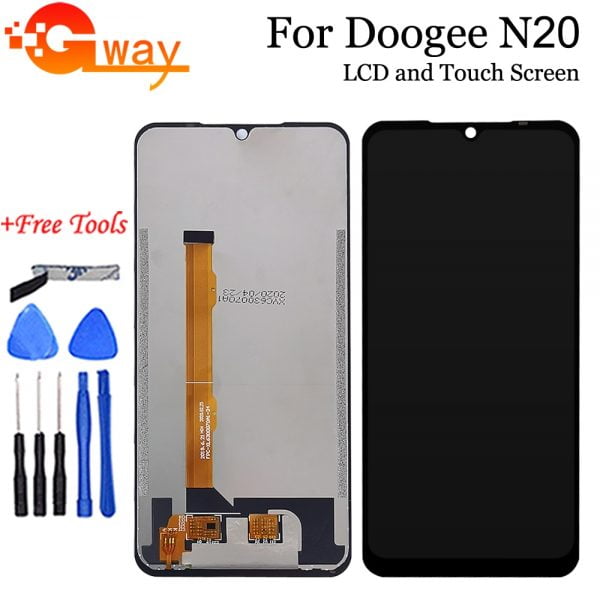 خرید تاچ و ال سی دی دوجی ان 20 6.3″ For Doogee N20 LCD Display Touch Screen Digitizer Assembly Replacement For Doogee N20 Pro LCD Phone Repair Parts Tools