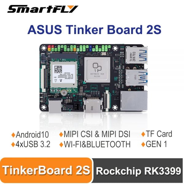 ASUS Tinker Board 2S Rockchip RK3399 an Arm-based Single Board Computer/SBC Support Android 10/Ubuntu Tinkerboard 2S / Tinker2S