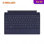 خرید کیبورد تکلست Original Teclast X4 Docking Keyboard for 11.6 inch X4 Tablet PC Keyboard PU Case Blue Protective Cover