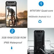 خرید گوشی بلک ویو از علی اکسپرس Blackview 2020 BV5500 Plus Rugged Smartphone IP68 Waterproof 3GB 32GB Android 10.0