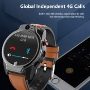 خرید ساعت هوشمند LEMFO LEM14 Smart Watch 4G 5ATM Waterproof Android 10 Helio P22 Chip 4G 64GB LTE 4G SIM 1100mAh Face ID 2021 Dual Camera for Men