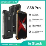 خرید گوشی دوجی اس 58 پرو از علی اکسپرس New DOOGEE S58 Pro Mobile Phone IP68/IP69K Waterproof Rugged