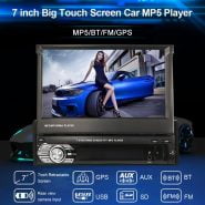 7inch 1 Din Android Car RadioTouchscreen GPS Navigation Retractable Stereo Multimedia Party Car MP5 Player BT FM For Peugeot 206