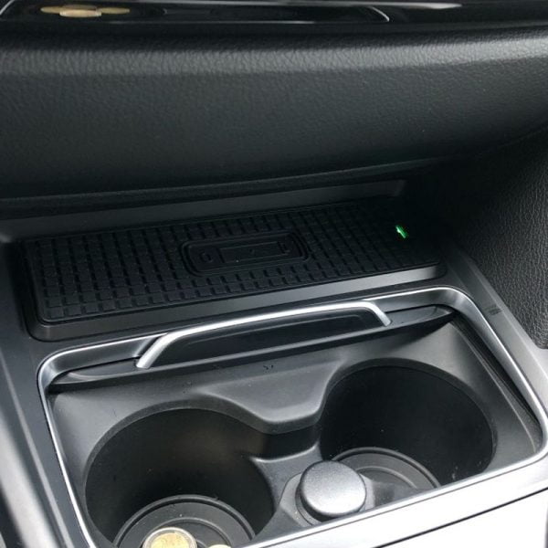 خرید قطعات بی ام و از علی اکسپرس For BMW 3 Series F30 F31 F82 F32 F34 F36 car QI wireless charger fast charging module cup holder panel accessories for iPhone