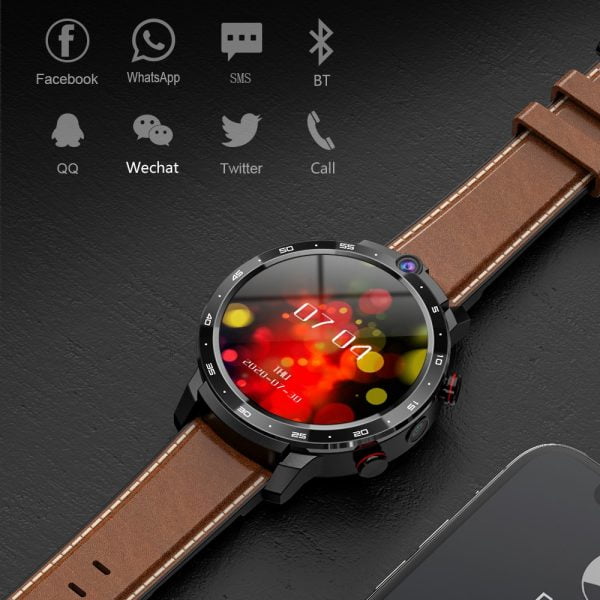 خرید ساعت هوشمند LEMFO LEM12 Pro 4G Smart Watch Android 10 GPS WIFI 4GB 64GB Man Smartwatch Men Android 10.0 900Mah