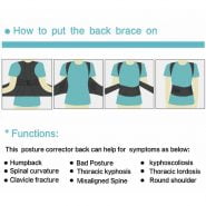Adjustable Posture Corrector Back Support Shoulder Back Brace Posture Correctionr Spine Corrector Health Postural Fixer Tape