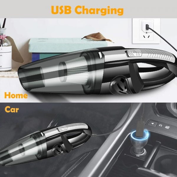 Car Wireless Vacuum Cleaner 7000PA Powerful Cyclone Suction Home Portable Handheld Vacuum Cleaning Mini Cordless