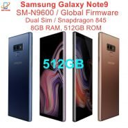 Samsung Galaxy Note9 Note 9 Dual Sim N9600 512GB ROM 8GB RAM LTE Octa Core 6.4″ NFC Original Unlocked Snapdragon 845 Cell Phone