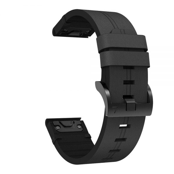 خرید بند ساعت گارمین 22mm 26mm Leather Strap For Garmin Fenix 6/6X Replacement Quick Release Watchband for Garmin Fenix 5/5 Plus/5X