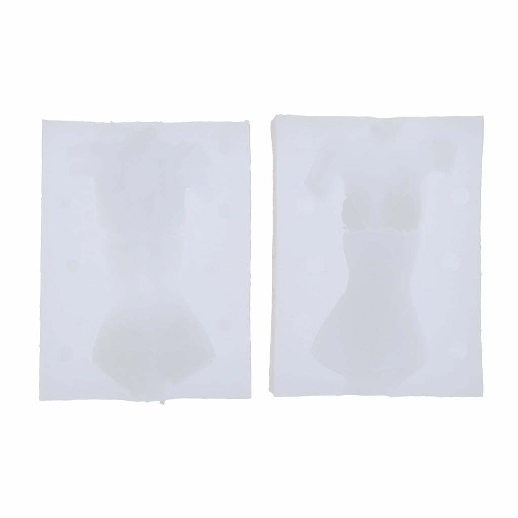 Silicone Female Bust of Body Mould Chocolate Material Dolls Face DIY Mold Kits
