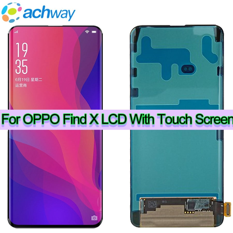 New lcd with frame For Oppo Find X findx LCD display touch screen sensor digitizer assembly replacement free shipping (6)
