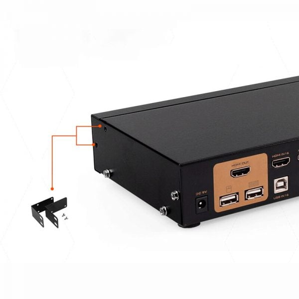 Mt-VIKI 16 Port Smart KVM Switch Auto USB HDMI-compatible Switch Keyboard Mouse Switcher HD1080P IR Remote control MT-2116HL