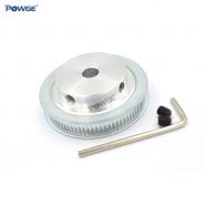 POWGE 80 Teeth 2M 2GT synchronous Pulley Bore 5/6/6.35/ 8/10/12mm for width 6mm 2MGT Timing Belt GT2 pulley Belt 80Teeth 80T