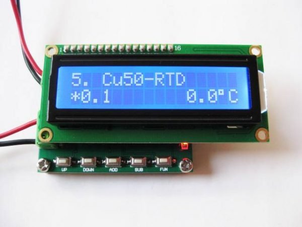CU50 PT100 RTD Calibrator for RTD Calibration Resistance Duty Cycle PWM Frequency Signal Generator PT100 Simulator Module
