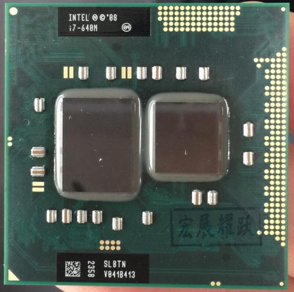 خرید سی پی یو لپ تاپ Intel Core I7-640M Processor i7 640M notebook Laptop CPU PGA 988 cpu