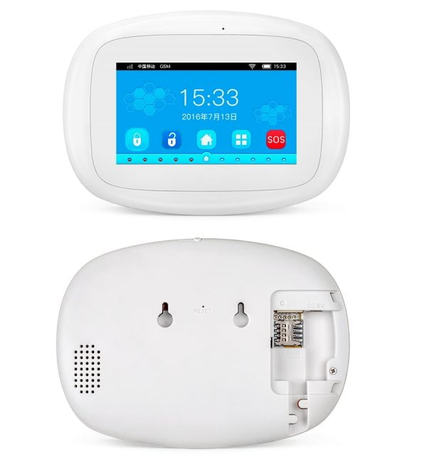 سیستم آلارم KERUI K52 WIFI GSM Alarm System 4.3 Inch Large Color Touch Display APP Remote Control Home Security
