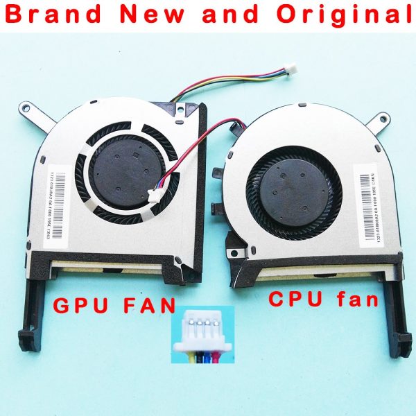 New Original CPU GPU laptop cooling fan cooler for ASUS FX705 FX705G FX705GM FX86 FX86SM FX505 FX505D FX505DU FX95G FX95D FX96G