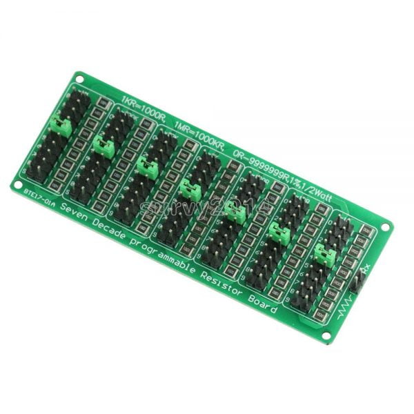 7 Seven Decade 1R – 9999999R Programmable Adjustable SMD Resistor Slide Resistor Board Step Accuracy 1R 1% 1/2 Watt Module 200V