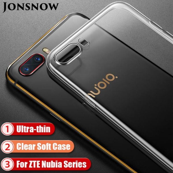 خرید کیس گوشی زد تی ای Clear Silicone Case for ZTE Nubia Z17 Lite Soft Case for ZTE Nubia M2 Phone Cover for ZTE Z11 Mini S/ M2 Lite TPU Case Capa