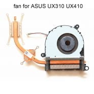 Laptop CPU Cooling Fan for Asus Zenbook UX310 UF UX310UA UX310U UX410 CPU Fans with Heatsink cooler 13NB0CJ0AM0101 NS85B01-16A04