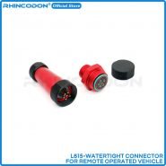 6 Core Deep Water Waterproof High Current Watertight Electrical Connector Core Withstand 12A For ROV Submarine RC Boat surfboard