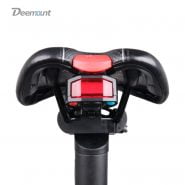 Bicycle Rear Light Anti-theft Alarm USB Charge Wireless Remote Control LED Tail Lamp Bike Finder Lantern Horn Siren Warning A6