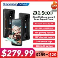 خرید گوشی بلک ویو از چین Blackview BL5000 Dual 5G Smartphone IP68 Waterproof 30W Fast Charge Rugged Gaming Phone 8GB 128GB 4980mAh