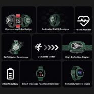 خرید ساعت هوشمند دوجی DOOGEE DG Ares Fashion Punk Design Clock Watches 1.32″retina level Round Screen 300mAh Battery