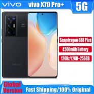 خرید گوشی ویوو از چین Original Vivo X70 Pro Plus 5G SmartPhone 6.78 inch AMOLED Screen 120Hz Snapdragon 888 Plus 55W 4500mAh Google Play