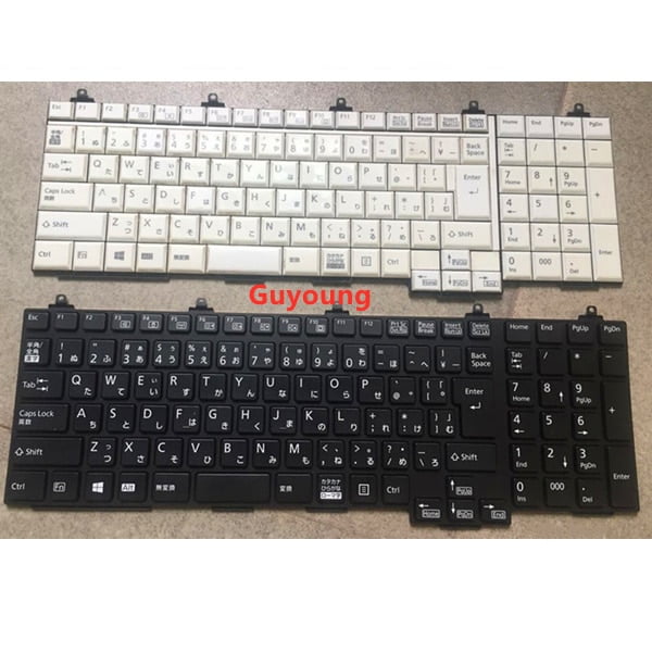 95% New Laptop Japanese keyboard for fujitsu Lifebook A572 A574 A743 / G JP
