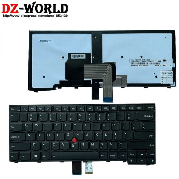 New US English Backlit بک لایت Keyboard for Lenovo Thinkpad T440 T440S T431S T440P T450 T450S T460 Laptop