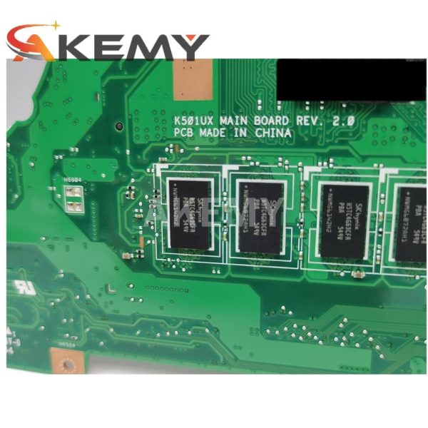 خرید مادربرد لپ تاپ ایسوس از علی اکسپرس Akemy New K501UX 4GB RAM/i7-6500U GTX950M/4G Motherboard For ASUS K501UX K501UB K501U K501 Laotop